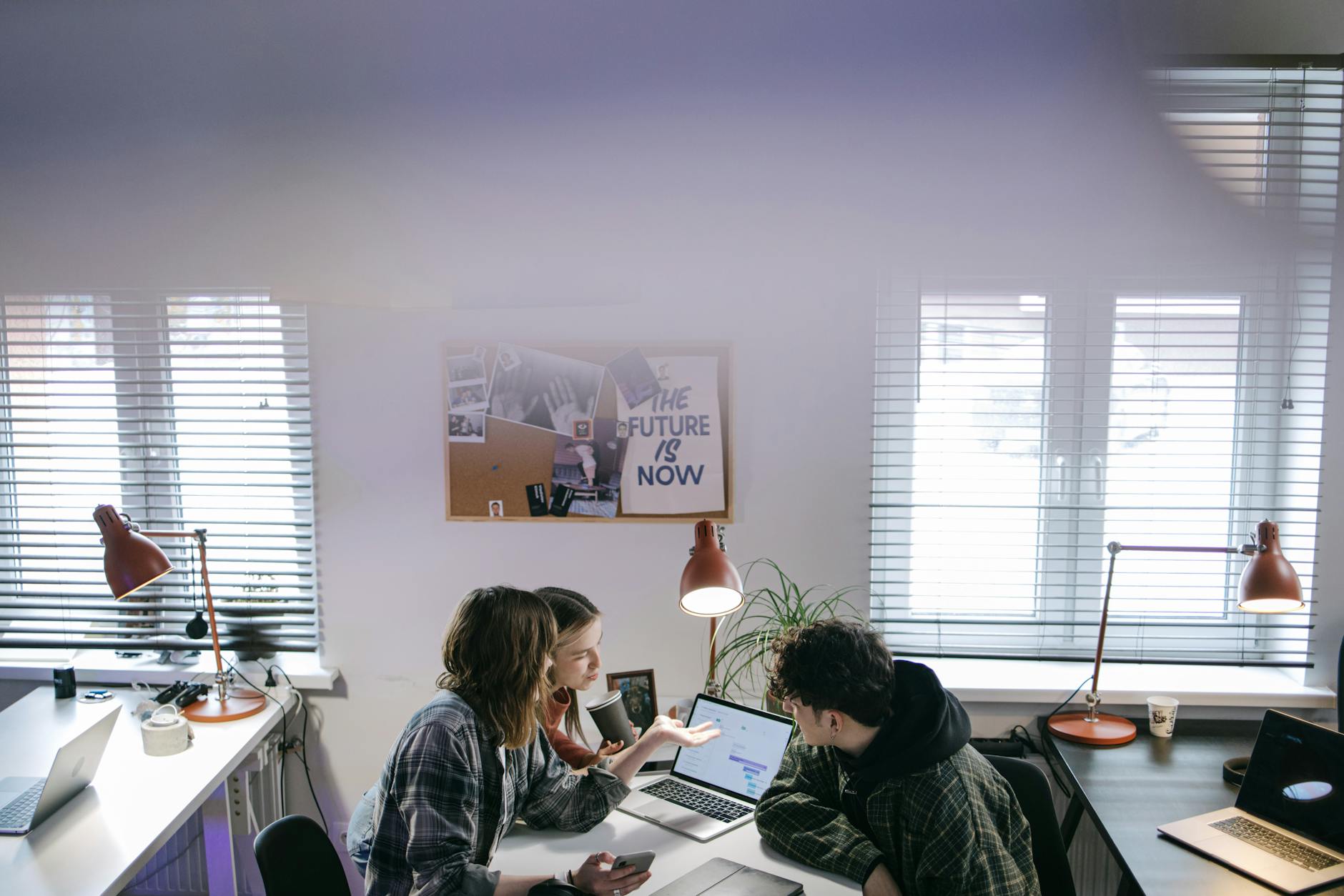 Product team collaborating