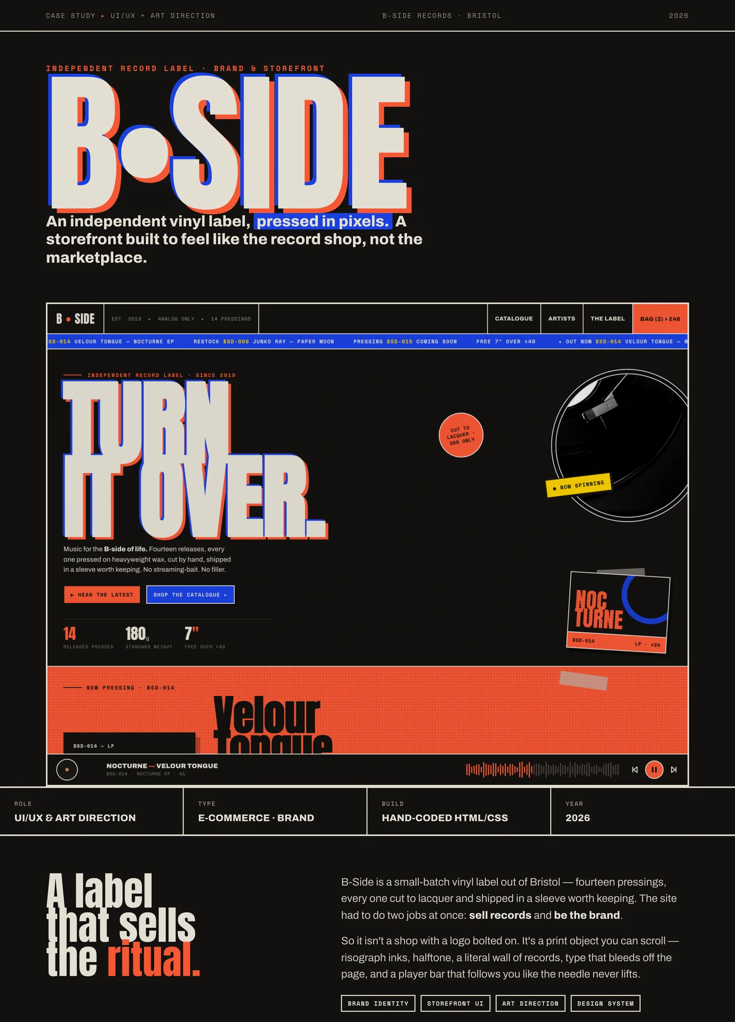B-SIDE — Independent Record Label — image 1