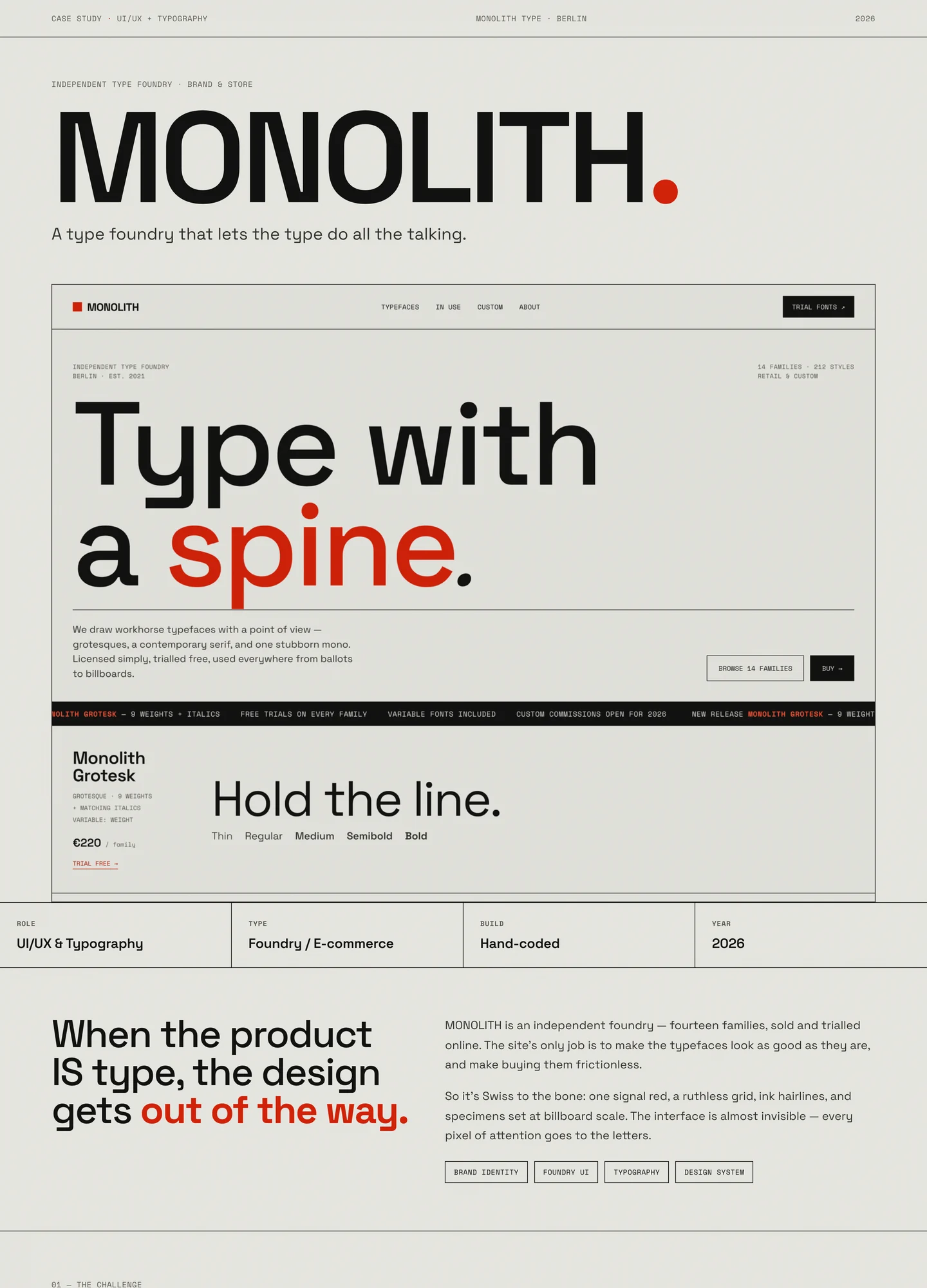 MONOLITH — Type Foundry — image 1