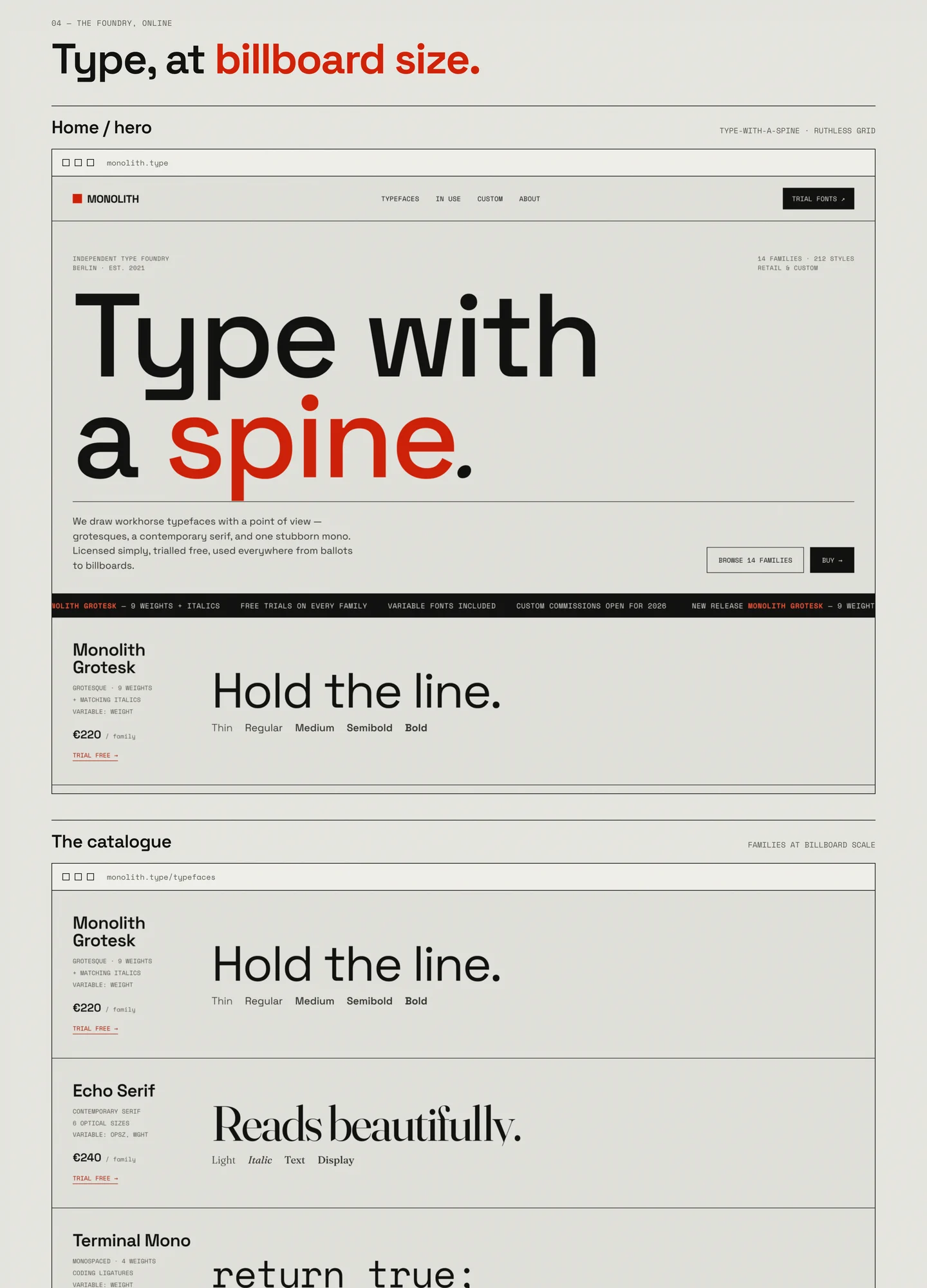 MONOLITH — Type Foundry — image 3