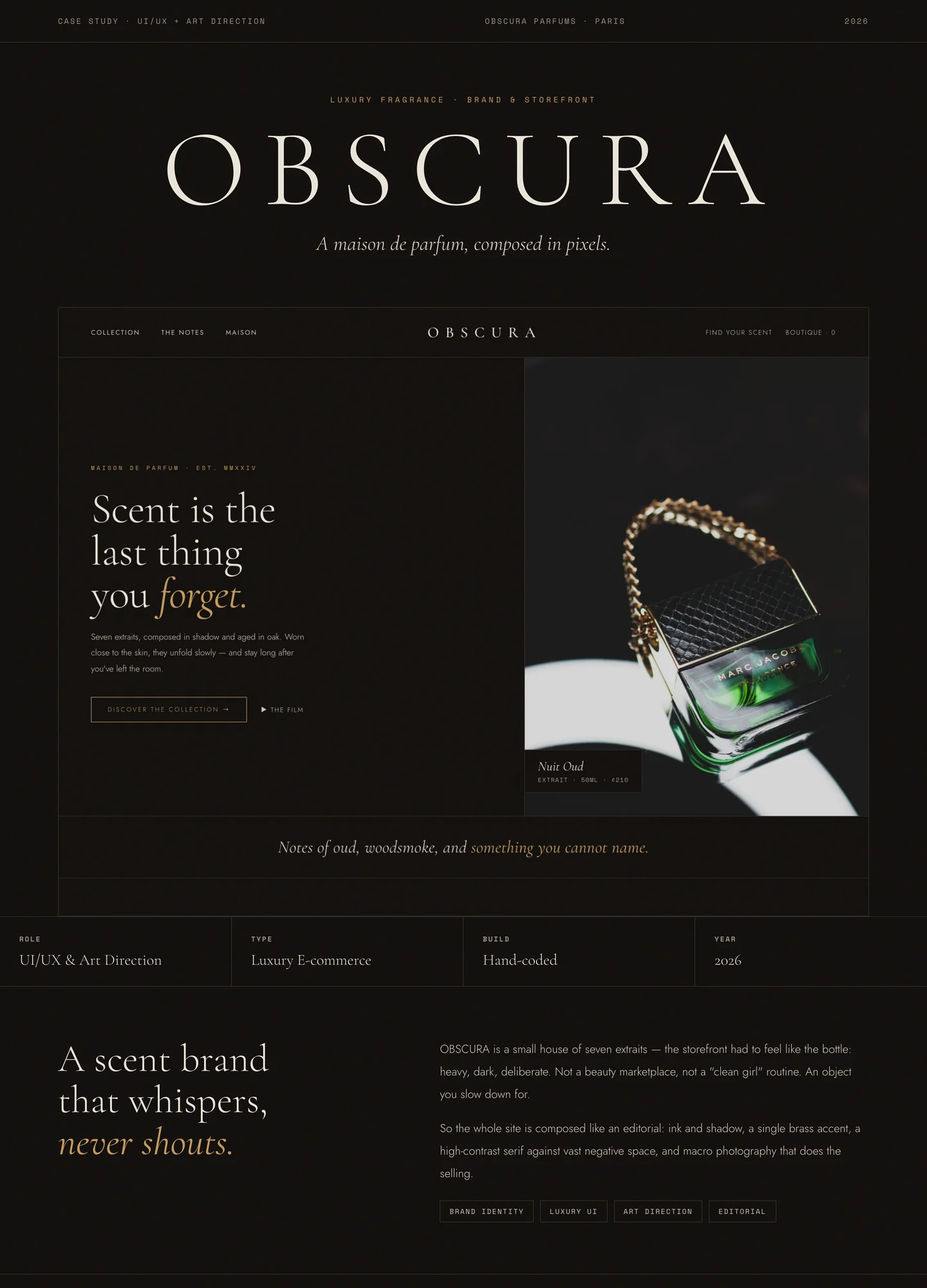 OBSCURA — Maison de Parfum — image 1
