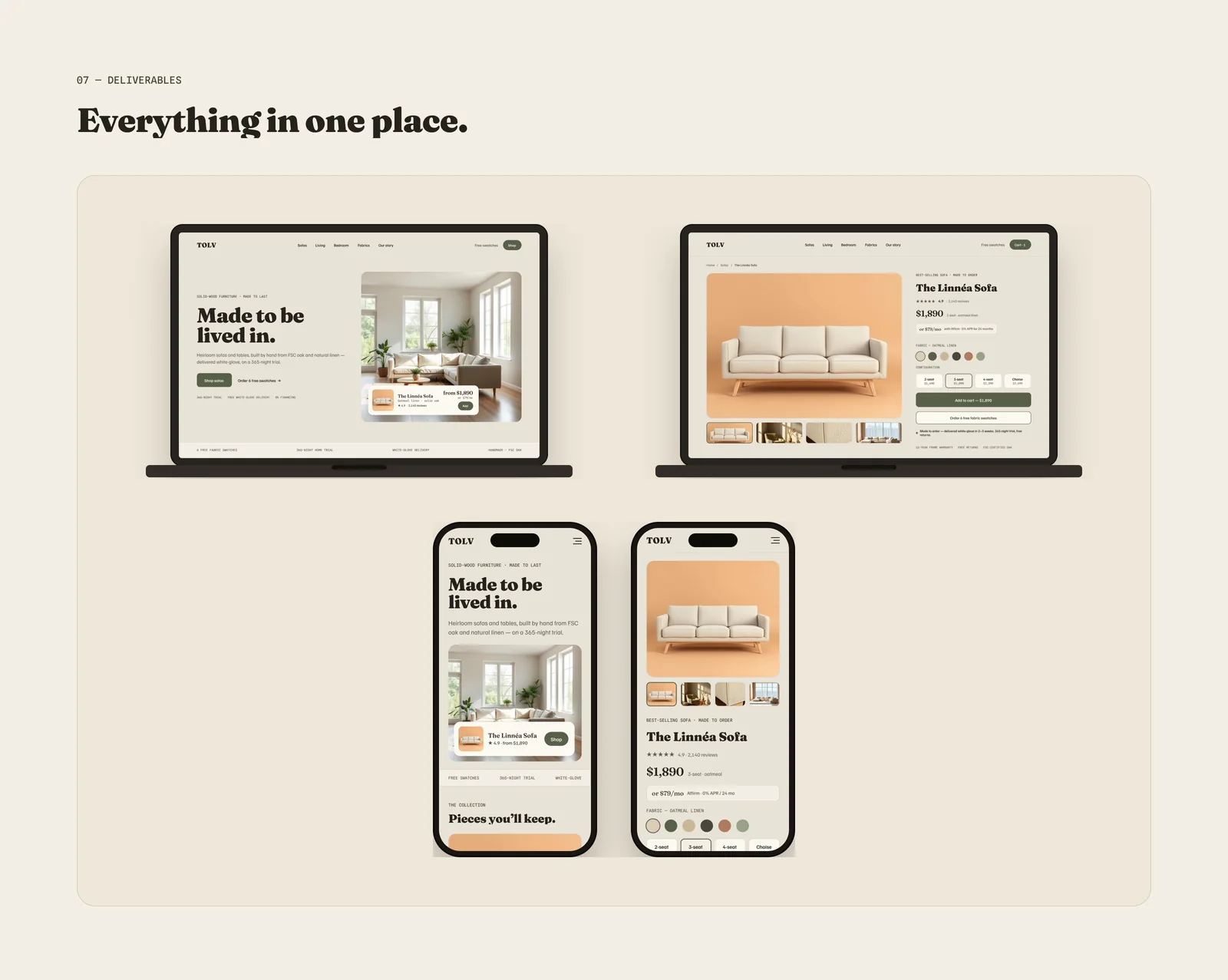 TOLV — Made-to-Order Furniture — image 8