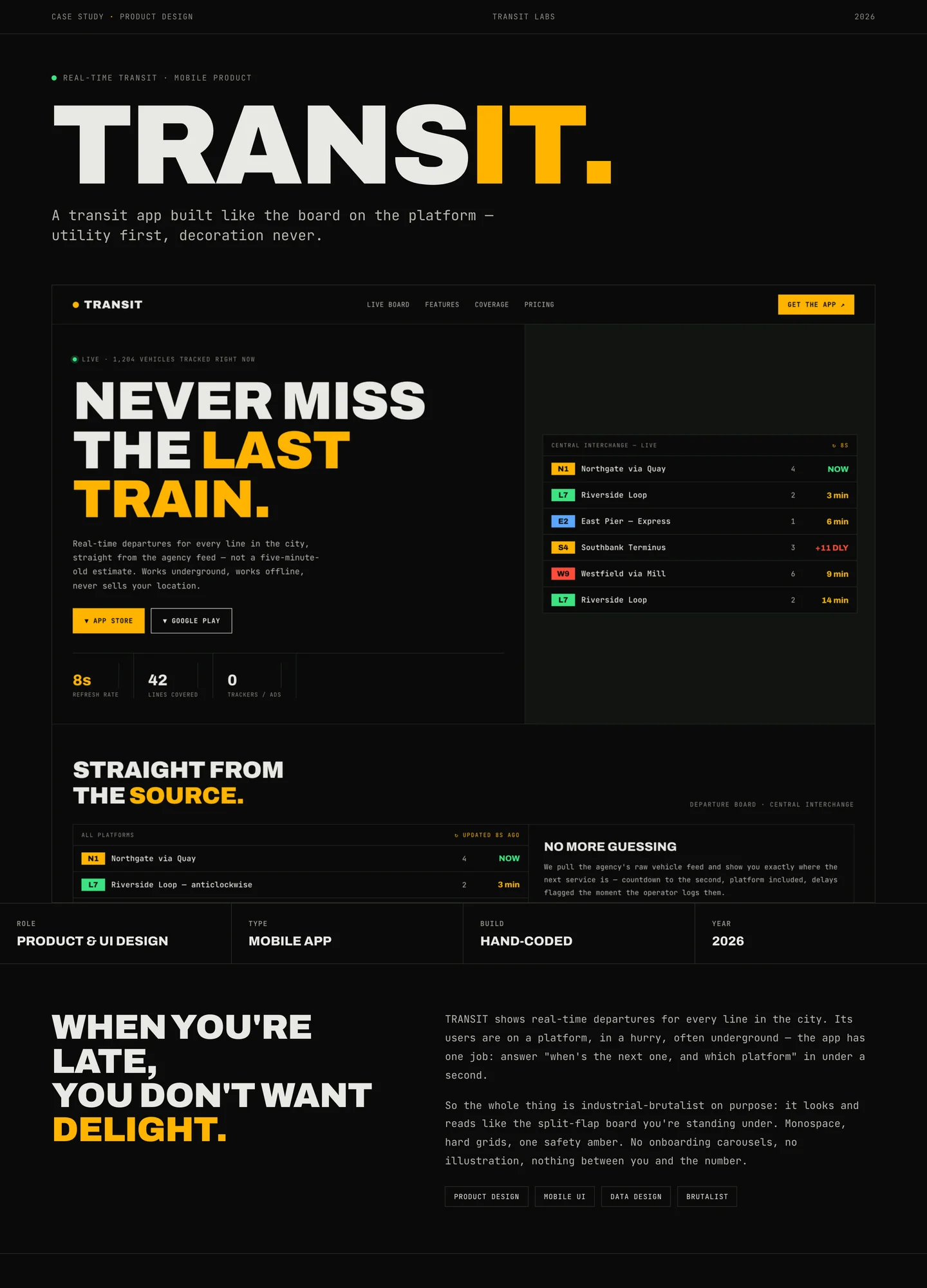 TRANSIT — Real-time Transit App — image 1